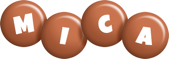 Mica candy-brown logo