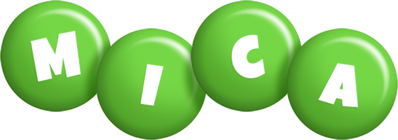 Mica candy-green logo