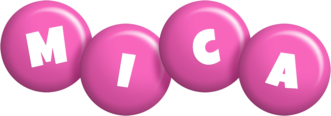 Mica candy-pink logo