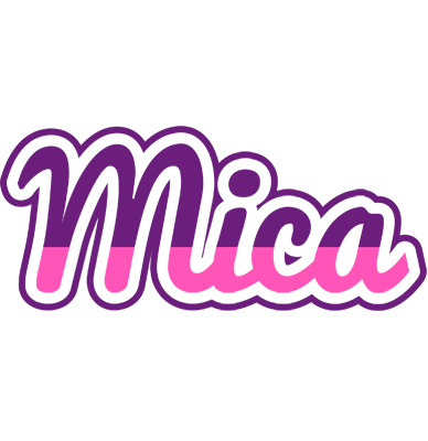 Mica cheerful logo