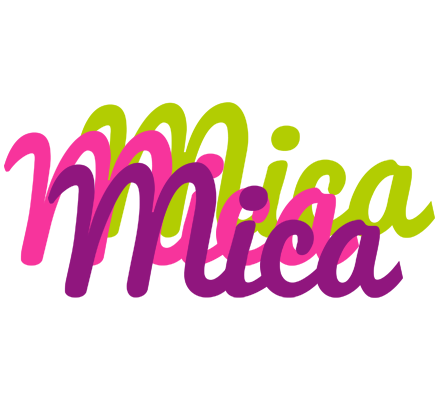 Mica flowers logo