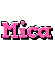 Mica girlish logo