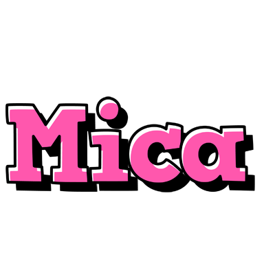 Mica girlish logo