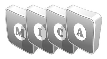 Mica silver logo