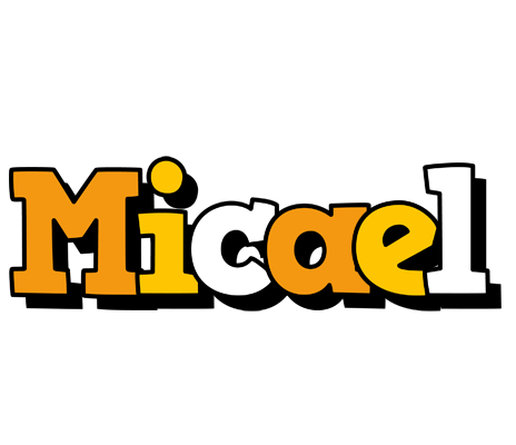 Micael cartoon logo