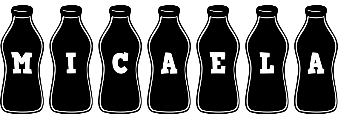 Micaela bottle logo