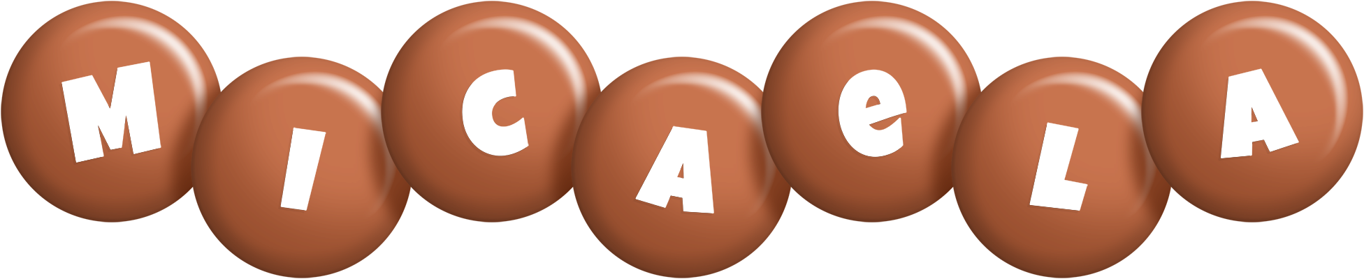 Micaela candy-brown logo