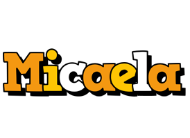 Micaela cartoon logo