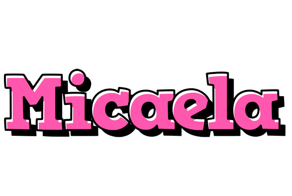 Micaela girlish logo