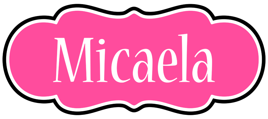 Micaela invitation logo