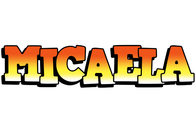 Micaela sunset logo