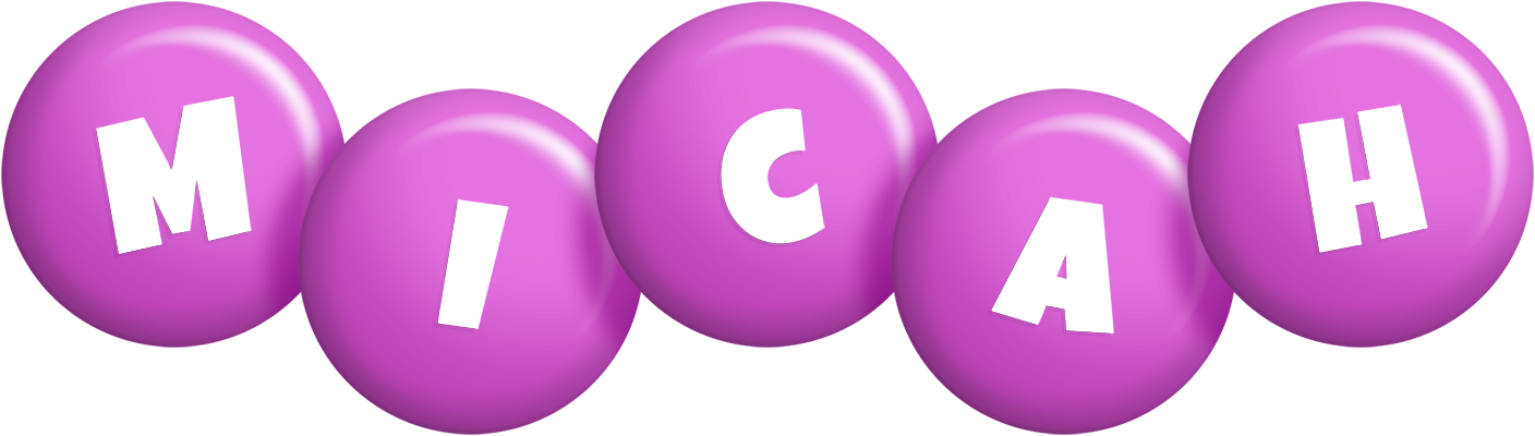 Micah candy-purple logo