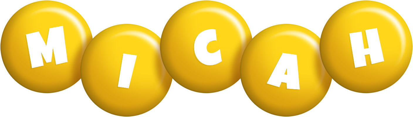 Micah candy-yellow logo