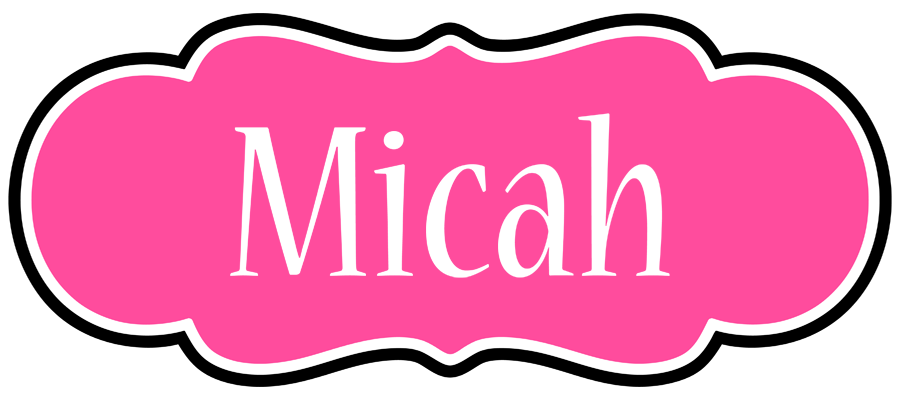 Micah invitation logo