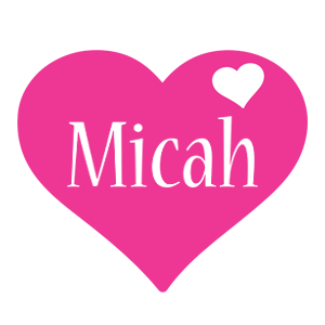Micah love-heart logo