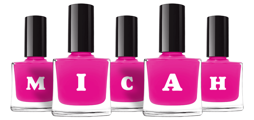 Micah nails logo