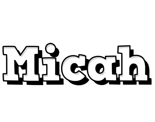 Micah snowing logo