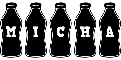Micha bottle logo