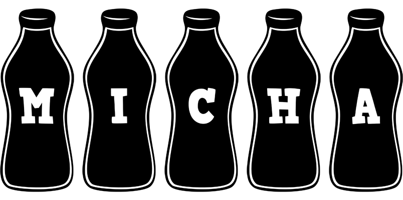 Micha bottle logo