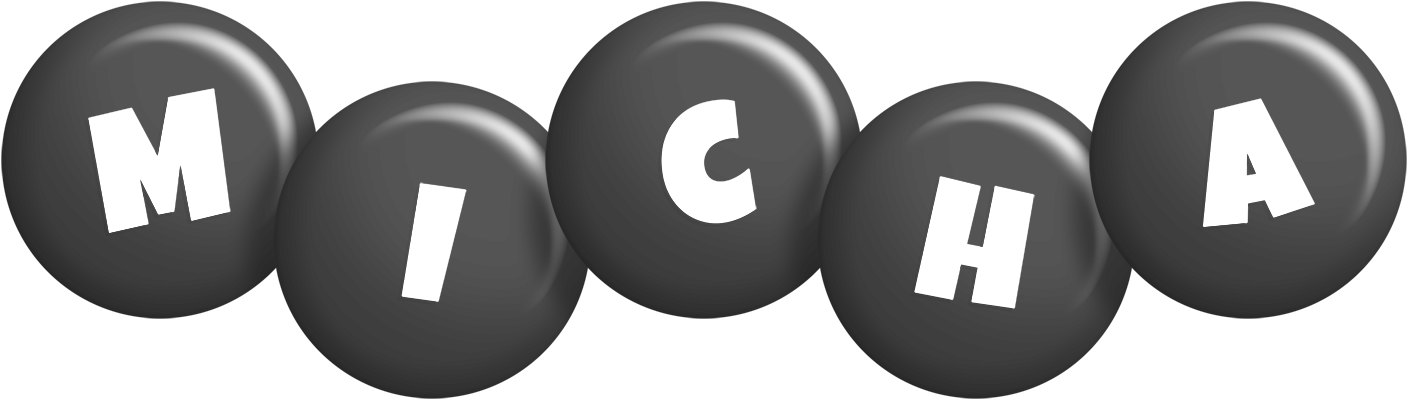 Micha candy-black logo