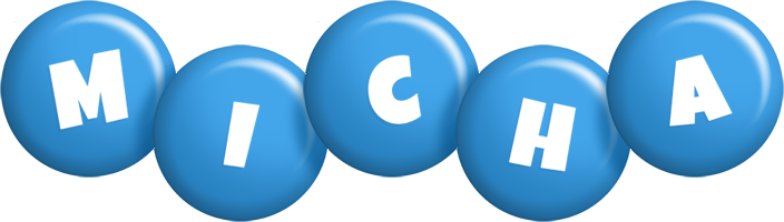 Micha candy-blue logo