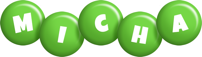 Micha candy-green logo