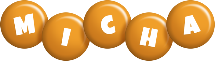 Micha candy-orange logo