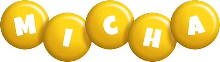 Micha candy-yellow logo