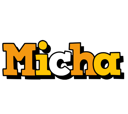 Micha cartoon logo