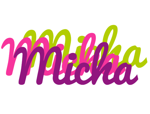 Micha flowers logo