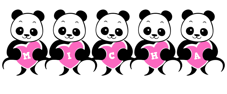 Micha love-panda logo