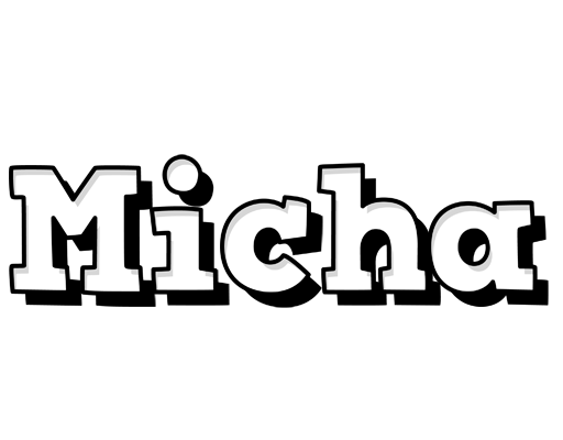 Micha snowing logo