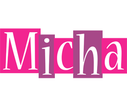 Micha whine logo