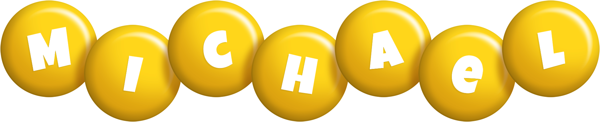 Michael candy-yellow logo