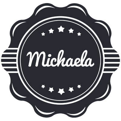 Michaela badge logo
