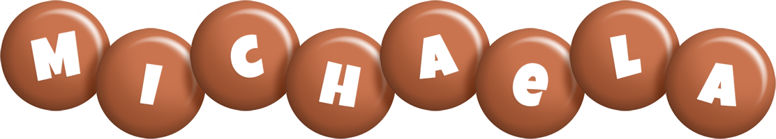 Michaela candy-brown logo