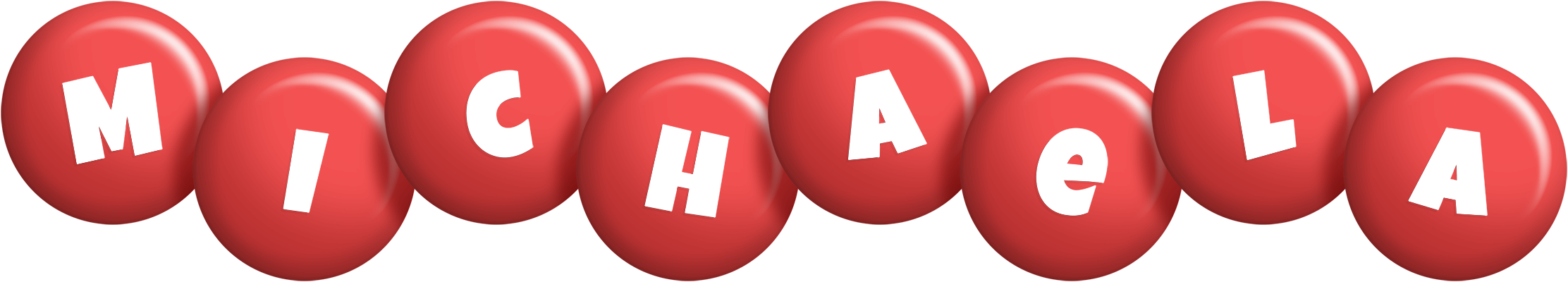 Michaela candy-red logo