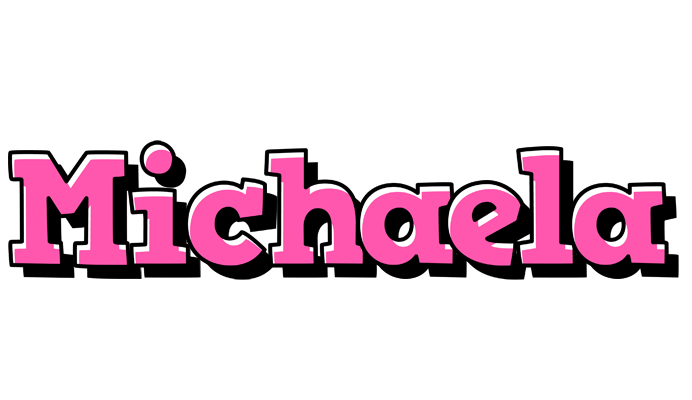 Michaela girlish logo
