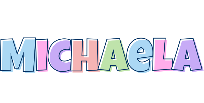 Michaela pastel logo