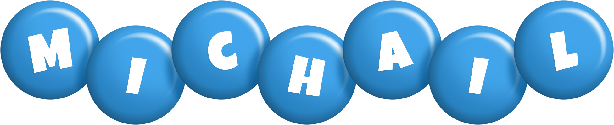 Michail candy-blue logo