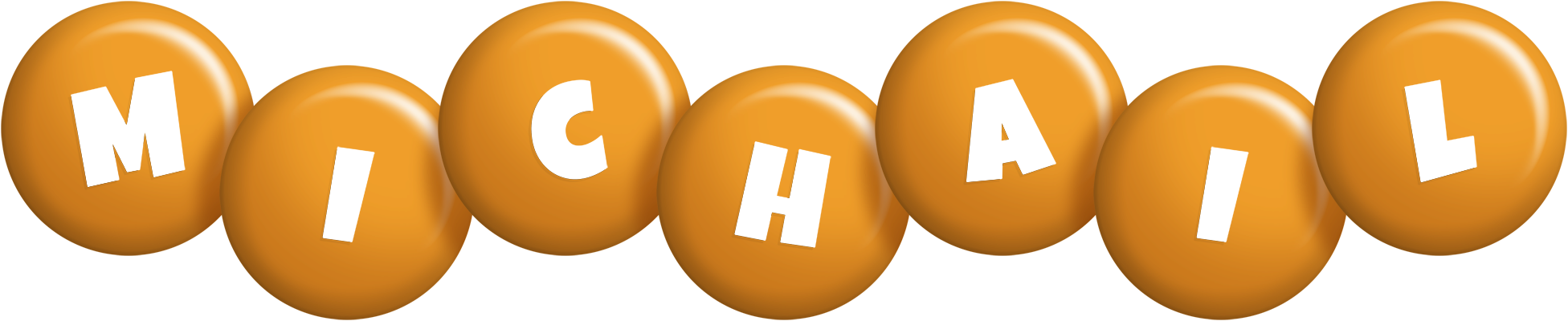 Michail candy-orange logo
