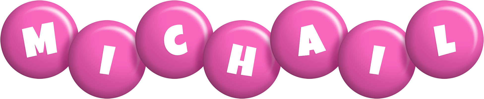 Michail candy-pink logo