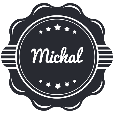 Michal badge logo