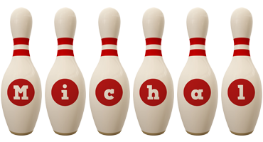 Michal bowling-pin logo