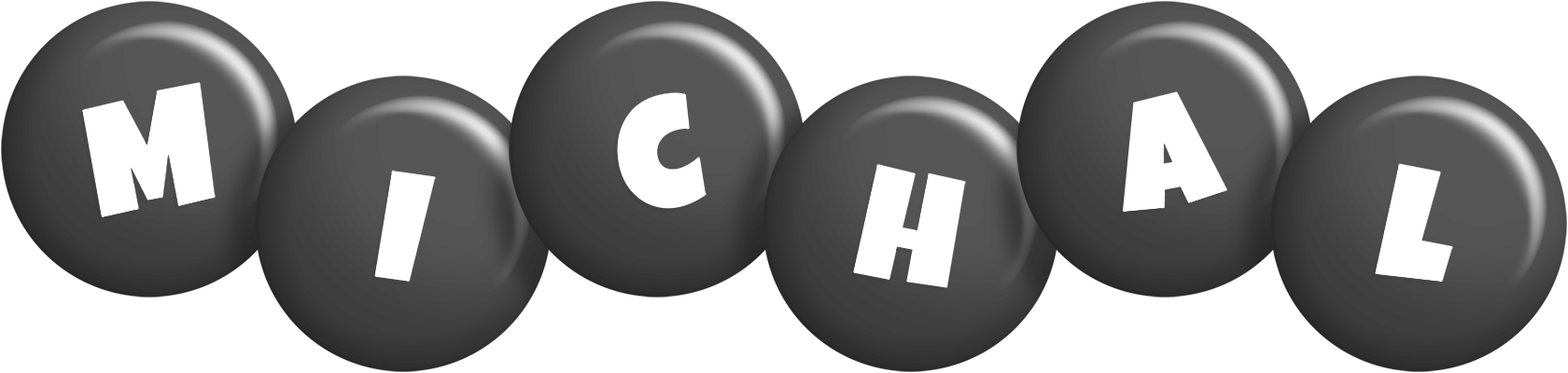 Michal candy-black logo