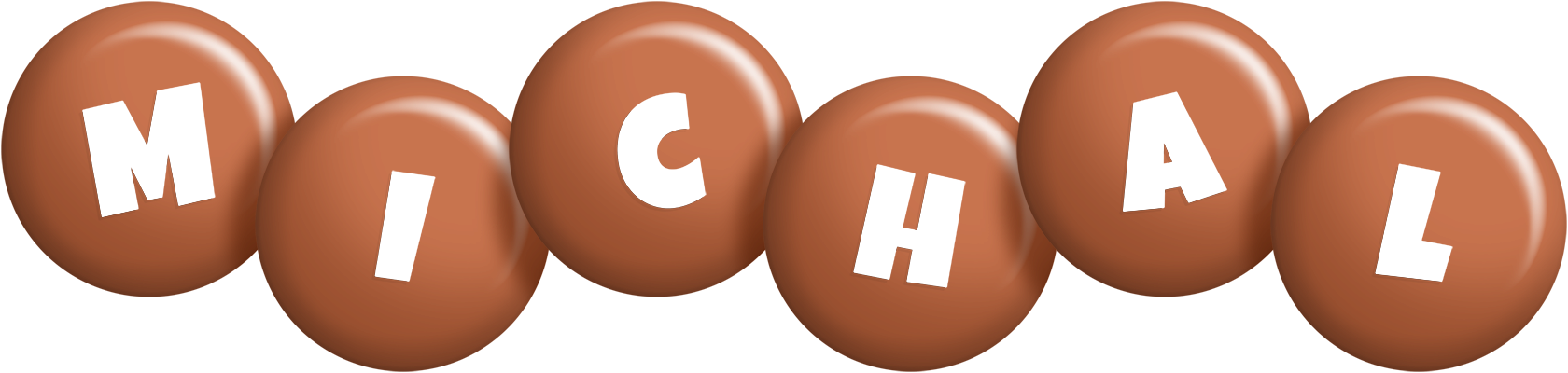 Michal candy-brown logo