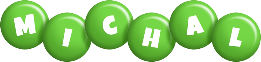 Michal candy-green logo