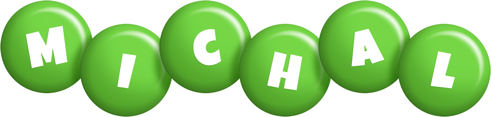 Michal candy-green logo