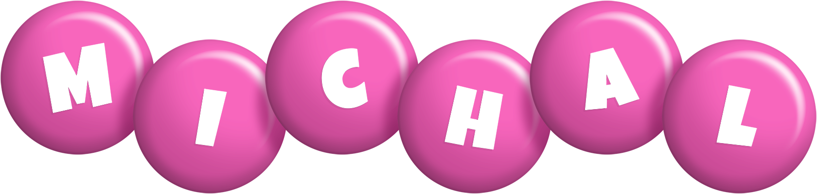 Michal candy-pink logo