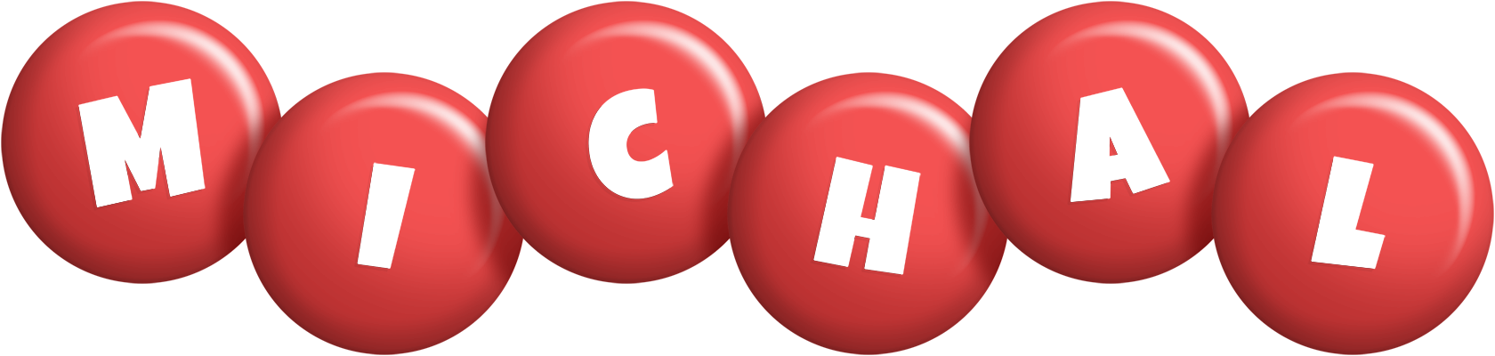 Michal candy-red logo